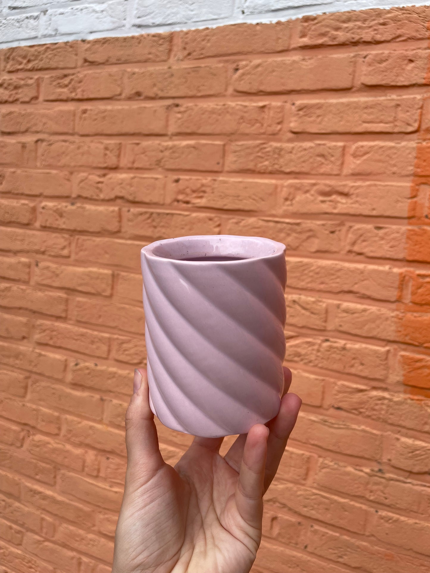 Klein sierpotje pastel roze