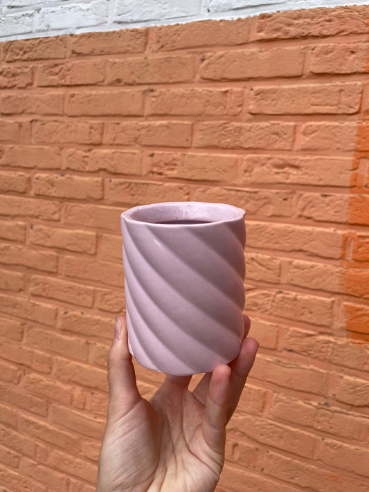 Klein sierpotje pastel roze