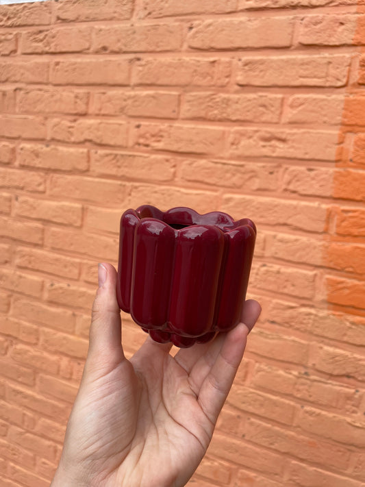 Klein sierpotje donker roze